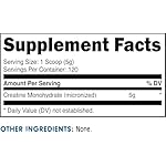 Bucked Up Pure Micronized Creatine Monohydrate for Women and Men - Easy to Mix and Unflavored - 5G Per Serving - 120 Servings - 600 Grams Per Container - Image 2