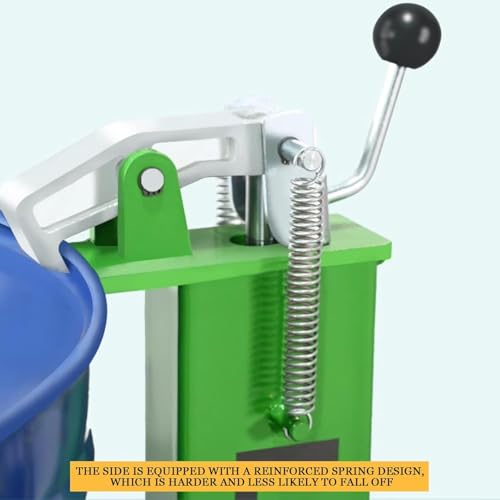 Transportador manual hidráulico para barriles de aceite, capacidad 350 kg, adecuado para barriles plásticos, carga y descarga con montacargas miniatura 5