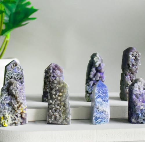 Racimo de cristal de forma irregular como estatuilla zen 8