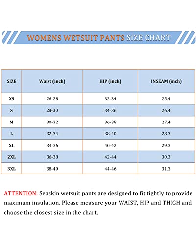 Wetsuit Pants Women Swim Tights 2Mm Neoprene High Waisted Outdoor Water Sport Leggings Keep Warm For Surfing Diving Snorkeling Swimming Canoeing Sailing Paddling (New Versions, M) #TOP1