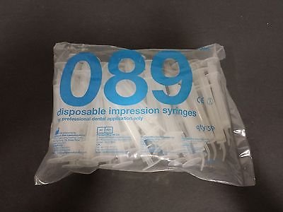 Premium Plus Dental Disposable Impression Syringe 50's, # 089