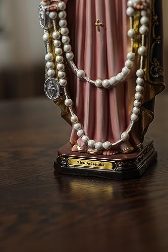 Imagem Nossa Senhora Das Lágrimas 30cm Resina Importada