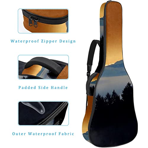 Housse de transport étanche pour guitare avec bandoulière réglable Motif champs d’automne et oreilles de blé… - Les Beatles, Paul McCartney, John Lennon, RIngo Starr, George Harrison Housse de transport étanche pour guitare avec bandoulière réglable Motif champs d'automne et oreilles de blé… – Image 5