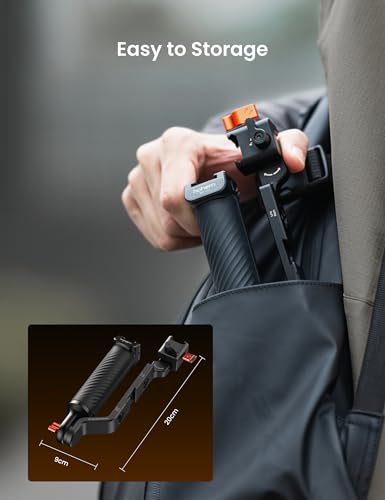 Image of Hohem BH-01 Adjustable Sling Gimbal Handle for iSteady MT3 /M7 /M6 /MT2, Ergonomic L-Grip Low Angle Shooting