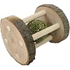 Hamster Rabbit Chew Toy Natural Wooden Play Toy, Wood Teeth Grinding Toy with Bell for Parrot, Rabbit, Chinchilla, Guinea Pig, Hamster Small Animals Toys for Pet Supplies, Decorations