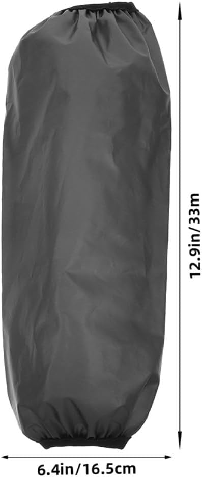 Waterproof Oilproof Arm Sleeves for Dish Washing and Kitchen Use, Black Thickened Long Protective Sleeve Covers, 2 Pairs