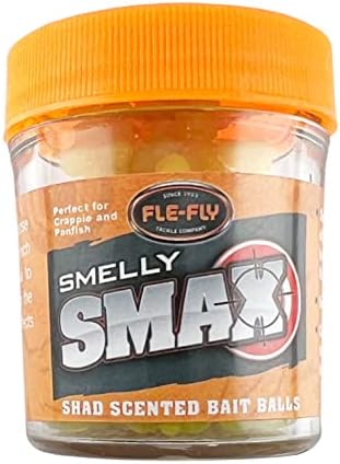FLE-FLY Smelly Smax Scented Bait Balls (Chartreuse) Egg Baits for Trout, Panfish, Salmon and More