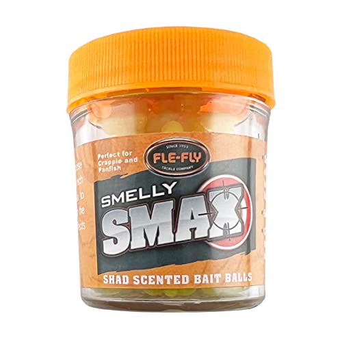 Fle-Fly Smelly Smax Scented Bait Balls (Chartreuse) Egg Baits For Trout, Panfish, Salmon And More #TOP3