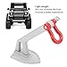 Bognajin 1/10 RC Trailer Tow Hooks and Chain, Simulation RC Car Chain Accessories, Aluminum Alloy Stainless Steel, Easy Install, DIY for Climbing Car (Silver)
