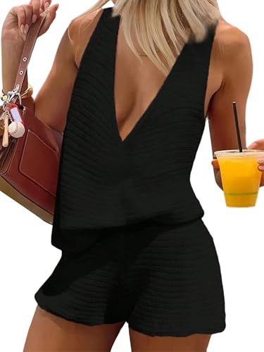 Ensembles deux pièces femmes short anti-chaleur vacances