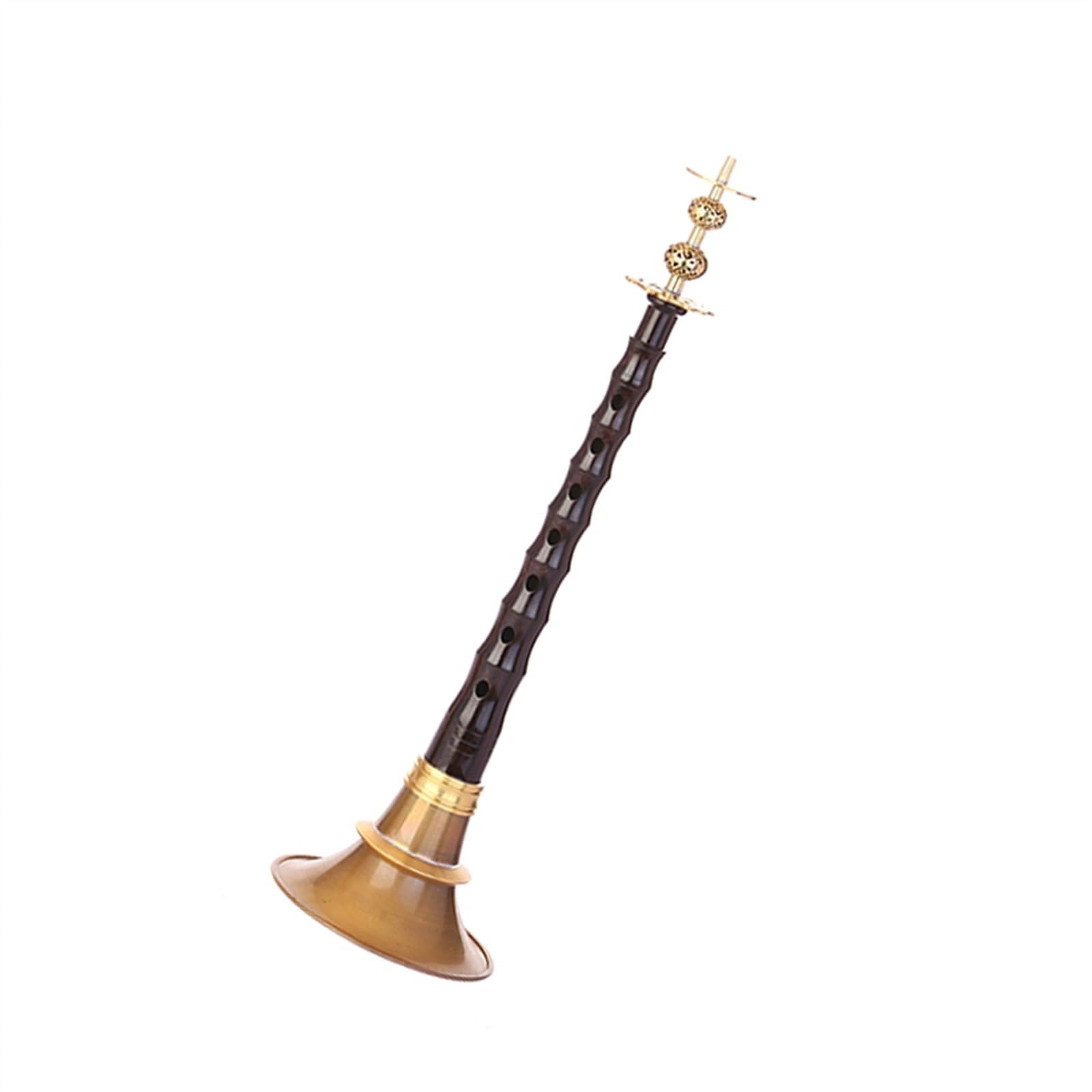Suona Folk Suona Instrument Muzyczny Suona Zestaw Profesjonalne Wykonanie Suona Dla Początkujących (Color : Type A_24 cm)