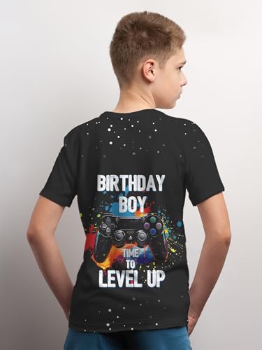 3D Graphic T-Shirt for Boys Girls, Casual Summer Short Sleeve Tops Tee Shirt T Shirt for Teen Youth 6-16 Years3