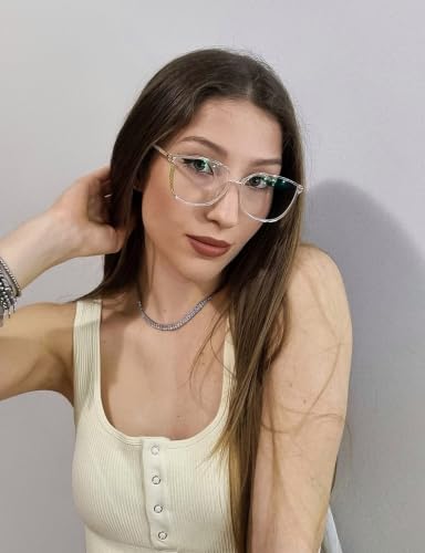 Image of GUDVUE Blue Light Blocking Glasses for Woman /Women Metal Lightweight