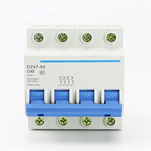 HBDCRJGE DZ47-60 4P AC 230/400V �u���[�J�[ Type C �V���[�g�T�[�L�b�g�v���e�N�^�[ 1��(6�N)