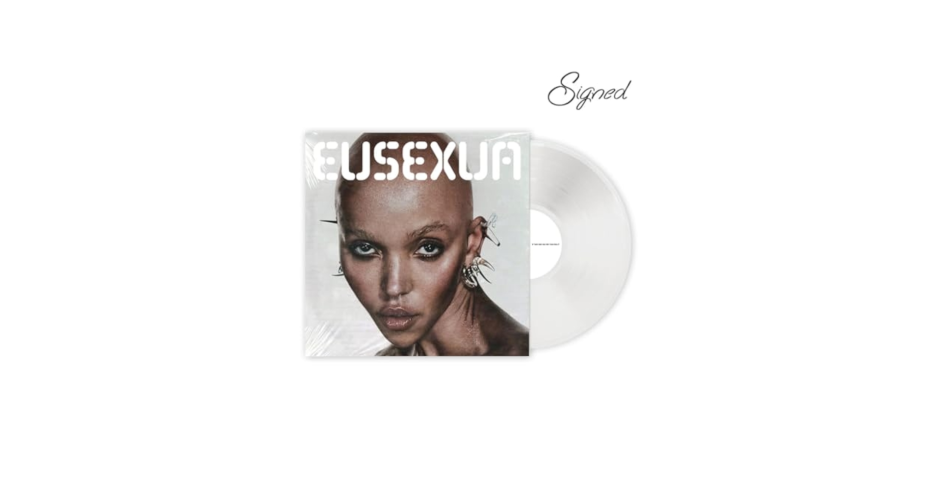 Amazon.com: EUSEXUA Clear Vinyl LP with Signed Cover, FKA