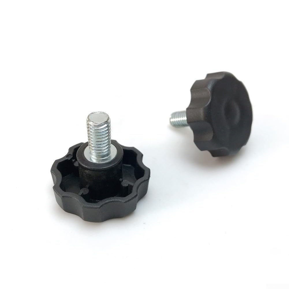 Plastic M8 Twist Bolt with Comfort Grip Handle for Securing Components on Treadmills and Ellipticals