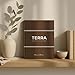 Large Brown Coffee Table Book – TERRA Design Facts Archive: Decorative Neutral Hardcover, Minimalist Faux Display Book with 175 Design Facts for Coffee Tables, Shelves & Home Decor