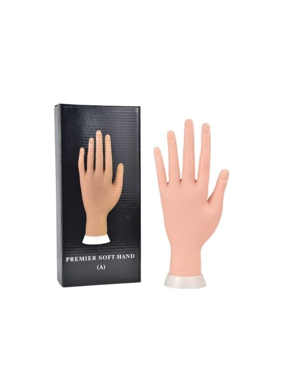 Plastic Mannequin Nail Art Artificial Hand Display Tool for Practice or Training.-picture-56