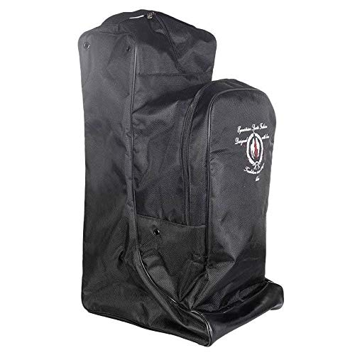 HKM SPORTS EQUIPMENT Stiefeltasche mit Helmfach, Stivali da cavallerizzi Donna, Nero, Taglia Unica