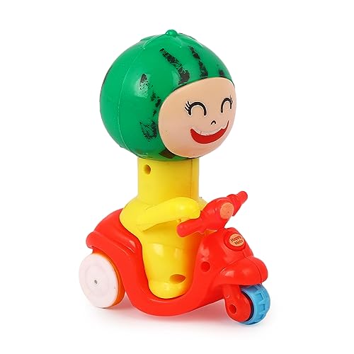 Image of Asian Portable Plastic Cocomelon Press N Go Friction Scooter for Kids Pack of 1 Orange | Baby & Toddlers Toys 6 Months - 5 Years