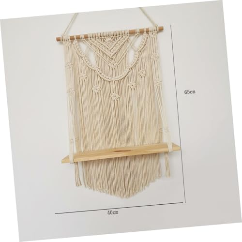 Étagère murale blanche bohème LOORGVEL pour intérieur chaleureux - 2