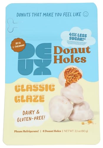 DEUX Classic Glaze Donut Holes, 2.1 OZ