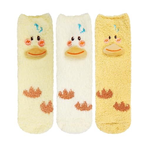 Image of Benefeet Sox Womens Fuzzy Socks Girls Cute Slipper Sock Funny Fluffy Winter Warm Soft Cozy Plush Indoor Sleep Sock