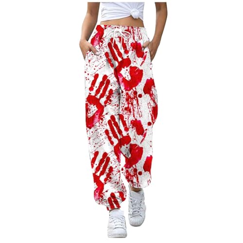 Pantalon de jogging pour femme d'hiver avec taille haute élastique pour un maintien optimal