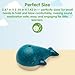 PlanToys® Wooden Whale Whistle Toy for Montessori Inspired Musical Exploration | Sensory and Auditory Skill Development | Eco Friendly Wooden Sound Toy for Creative Play