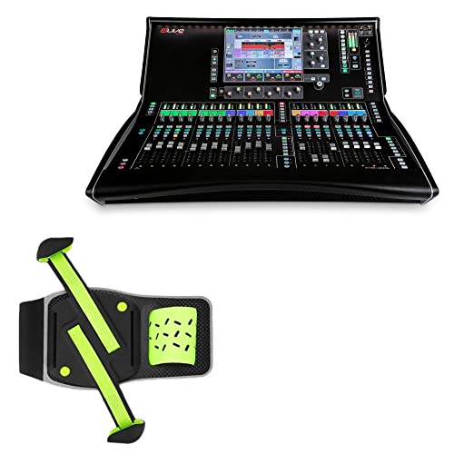 BoxWave Holster Compatible with Allen & Heath dLive C2500 Control Surface for MixRack - FlexSport Armband, Adjustable Armband for Workout and Running - Stark Green
