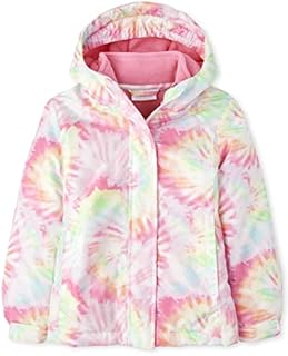 The Children's Place girls Heavy 3 in 1 Winter Jacket, Wind-resistant Water-resistant Shell, Fleece Inner, Big Kid, Toddler, Ba Down Alternative Coat, Candy Swirls, 10 12 US