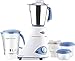 Preethi Blue Leaf Platinum 3-Jar Mixer Grinder, 550-Watt, Stainless Steel