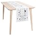 KAF Home Frank Lloyd Wright Printed Table Runner 14 x 72-inch 100-Percent Cotton (Water Lilies)