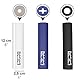 PEPE Mobility - Griffhilfen für Senioren x6 Stück, 3 Formate, Griffverdickungen für Besteck 12 cm, Zahnbürste, Stifte Schwarz, Weiß, Blau