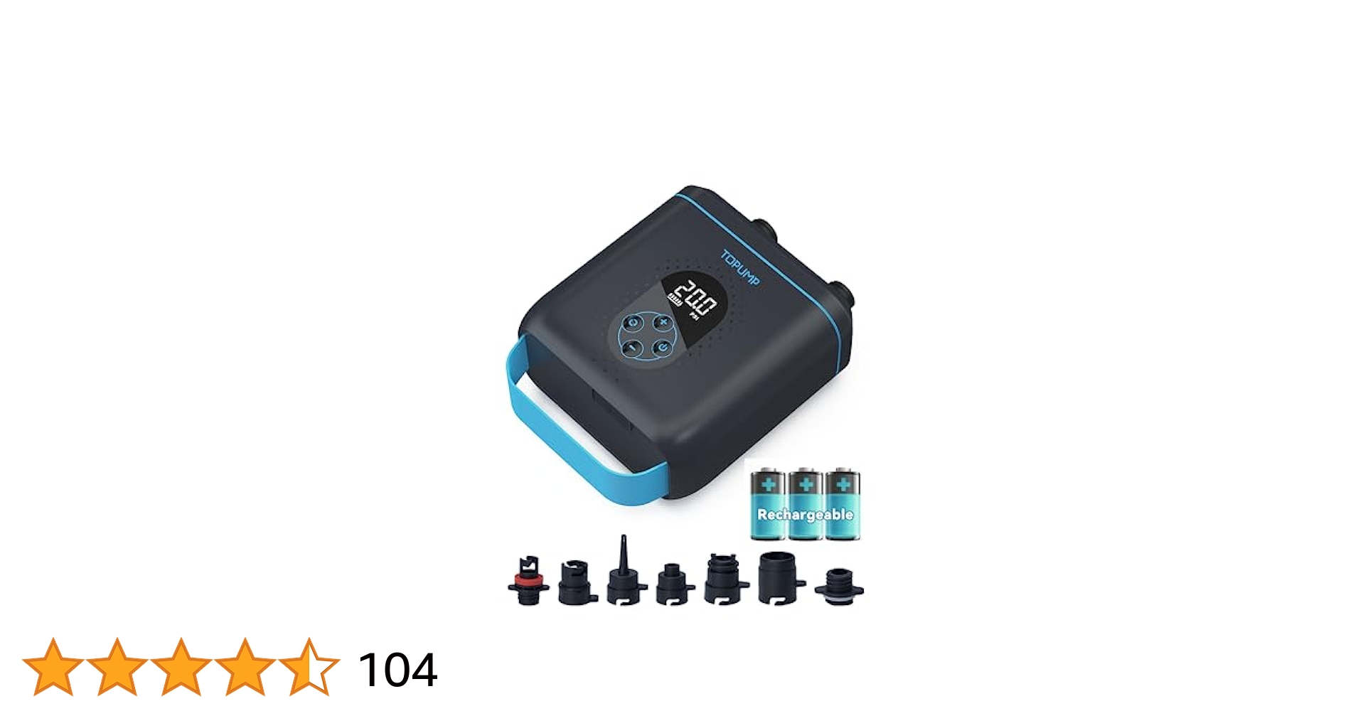 Amazon.co.jp: TOPUMP パドルボード 電動ポンプ TPS260-20PSI