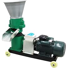 4mm Farm Animal Feed Pellet Making Machine Mill Chicken Feed Pellet Duck Mill Machine with 2 Head Rollers 220V 3KW 150kg/h