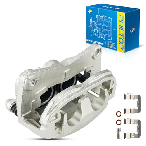 PHILTOP Brake Caliper Front Left Compatible with 2003-2018 Subaru Forester, 2002-2014 Outback, 2002-2014 Legacy, 2013-2015 XV Crosstrek, 2016-2017 Crosstrek, 19-B2683B by PHILTOP - Used condition - US$31.23