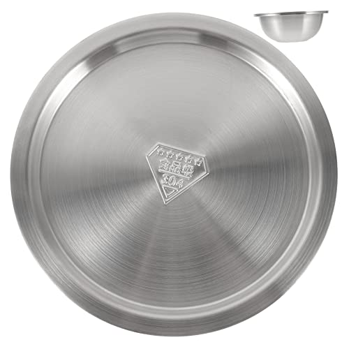 SOIMISS Cuencos De Acero Inoxidable Grueso Con Tapa Cuenco Grande Multifuncional Para Mezclar Ensaladera y Recipiente Para Sopa y Frutas Cocina y Fácil Limpieza