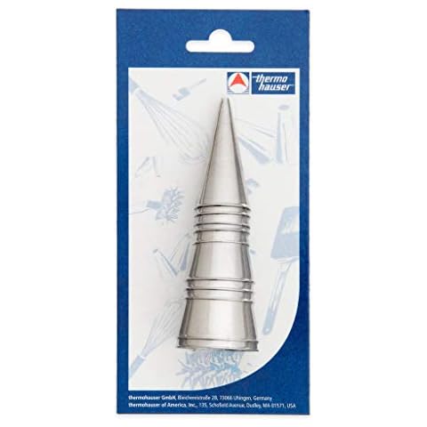 Thermohauser 8300020734 Star Nozzle Set French, Diameter 0.3-1.2 (L) and 1.3-1.8 (XXL) cm, 10 Pieces, Stainless Steel Cover