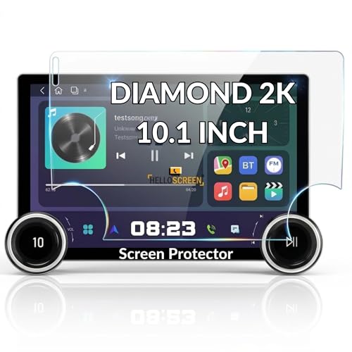Image of Screen Protector for Diamond 2K - 10.1 Inch Infotainment Touch Screen Guard | Anti Scratch HD Clear | Car Dashboard Accessories [Not Tempered Glass]