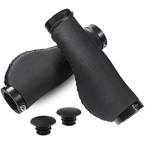 CYCLESPEED Bicycle Handlebars Bike Handlebar Grips, Ergonomic Design Mountain Bike Grips Cover