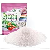 Muriate of Potash 0-0-62 Fertilizer Made in USA - MOP Potassium Plant Food for Indoor/Outdoor Plants, Flower Gardens, Fruit and Vegetable Gardens, Holistic Herbs, Trees and Green Lawns!