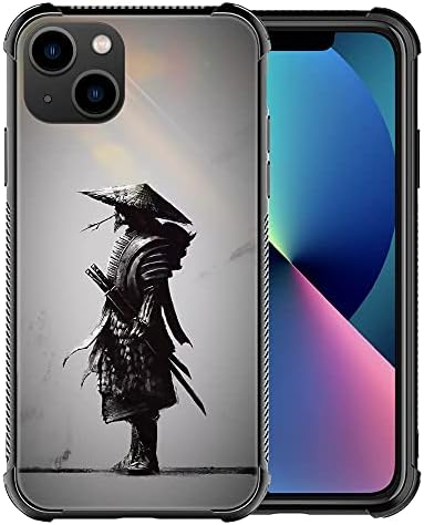 Hensuske iPhone 13 Case,Wandering Samurai iPhone 13 Cases for Boys Man,Multi-Colored Fashion Patterns Non-Slip Shock Absorption Soft TPU Bumper Cover Case for iPhone 13 6.1 inch