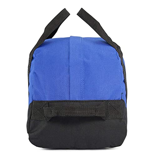 12" Duffel Duffle Travel Sports Gym Bags Mini Carry-on Luggage Small Supply Bag (Royal)2