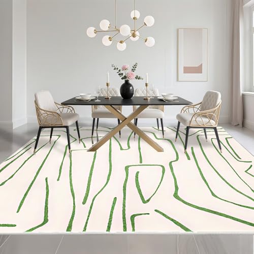 Tapis enfant à rayures de style moderne et modulable pour petit espace - 6