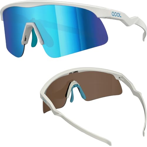 Living out your qool time Lunettes de sport Z87 pour homme et femme lunettes de sécurité sport résistantes aux chocs pour cyclisme randonnée pickleball et squash