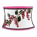 YKLBV Waist Trainer For Women Sweat Band Stomach Wrap Holly Berry Branches Back Brace Belt for Work Exercise