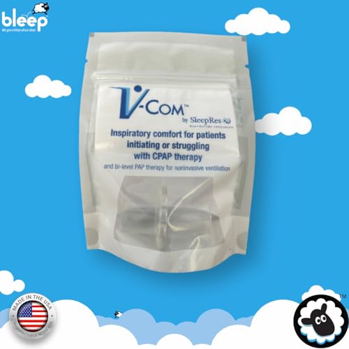 Image of Bleep SleepRes V-Com Inspiratory Comfort Device | Reduces Airflow Discomfort | Helps New Pap Users Acclimate | Quick & Easy Installation | Single Patient Use Accessory