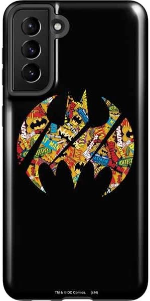 Skinit Pro Phone Case Compatible with Galaxy S21 FE - Officially Licensed DC Comics Batman Movie 1989 Logo Design