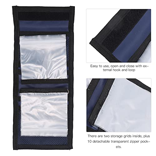 VBESTLIFE Fishing Line Bag with 10 Pockets, Fly Fishing Leader Wallet Case for Tippet Storage and Accessories - Image 4